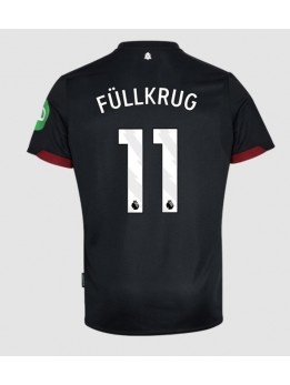 West Ham United Niclas Fullkrug #11 Replika Borta Kläder 2024-25 Kortärmad